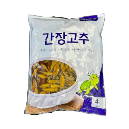 [box] 4kg*4ea 엘케이식품 맛도리반찬 간장고추 장아찌 이미지