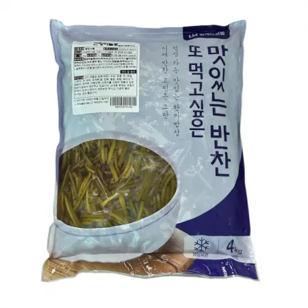 [box] 4kg*4ea 엘케이식품 맛도리반찬 간장마늘쫑 장아찌