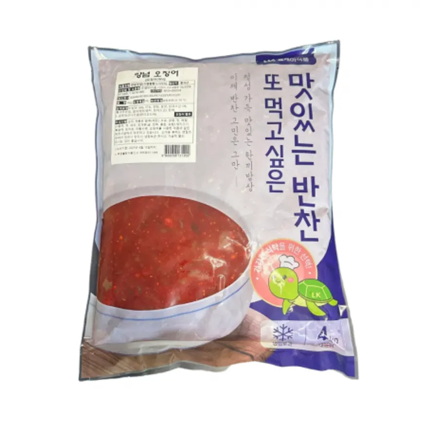 엘케이식품 맛도리반찬 오징어젓 대용량반찬 4kg 이미지