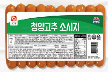 오양청양고추소시지 1000g