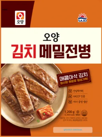 오양김치메밀전병군만두 1200g
