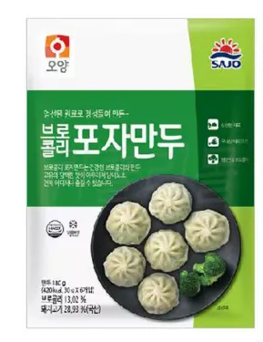 브로콜리포자만두 180g