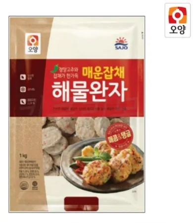 오양 매운잡채해물완자 1000g