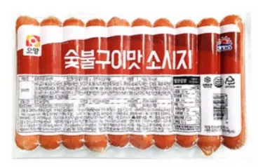 오양숯불구이맛소시지 1000g