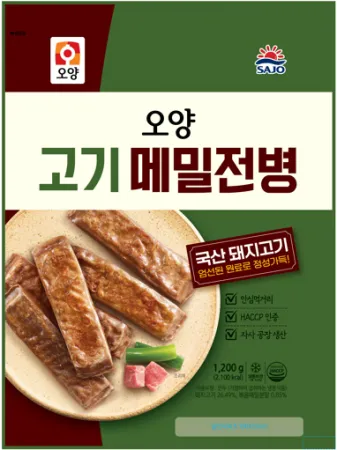 오양고기메밀전병군만두 1200g
