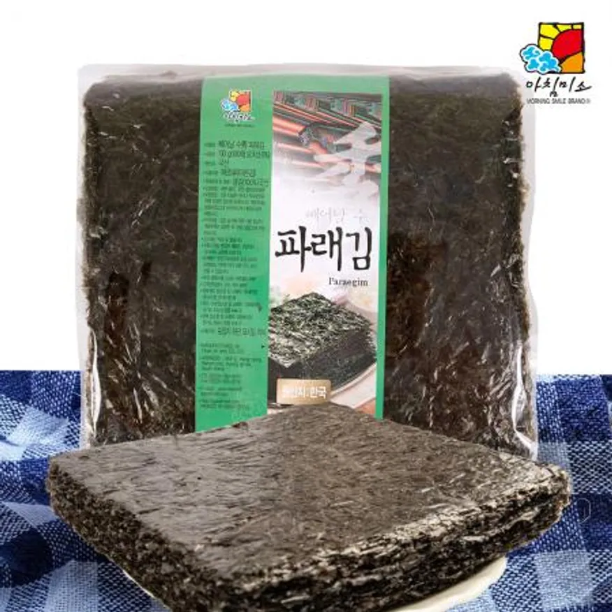 아침미소 파래김 100장x3봉 이미지
