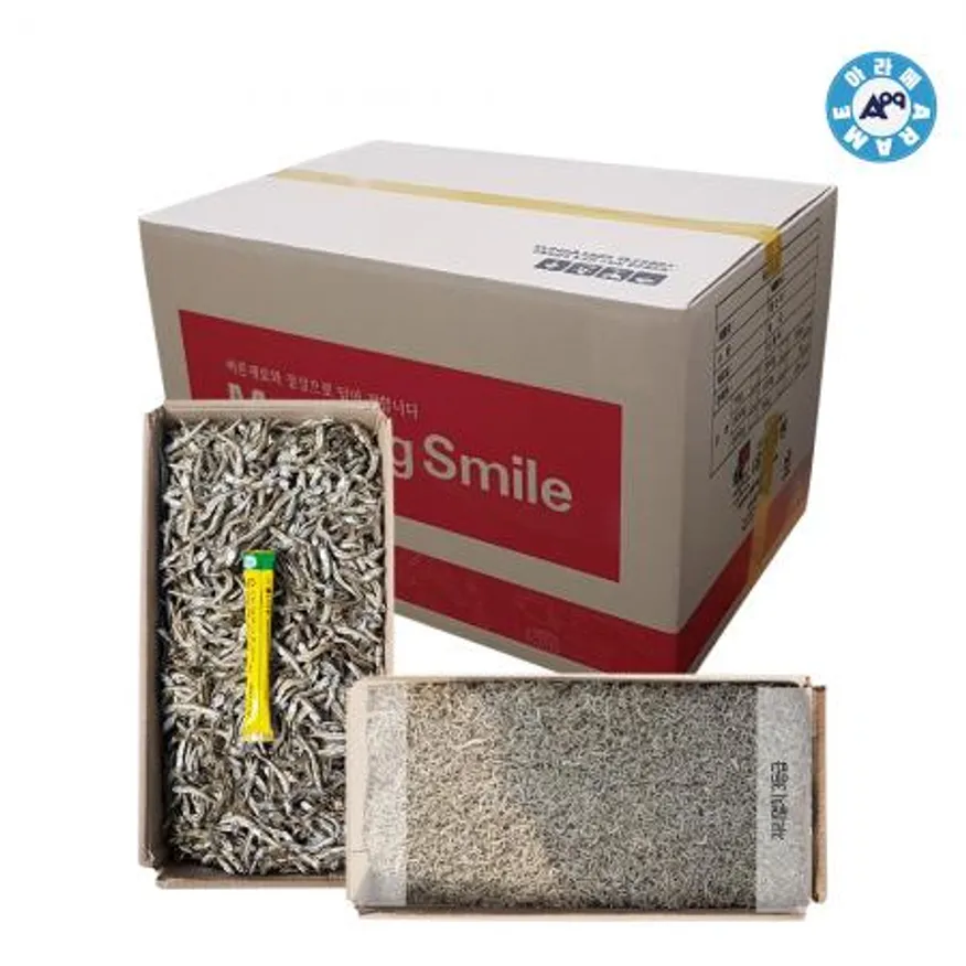 아라메 지리멸치 상 1.5kgx6박스 이미지