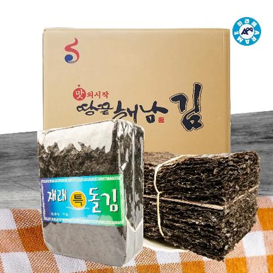 곱창재래돌김100장x10속 이미지