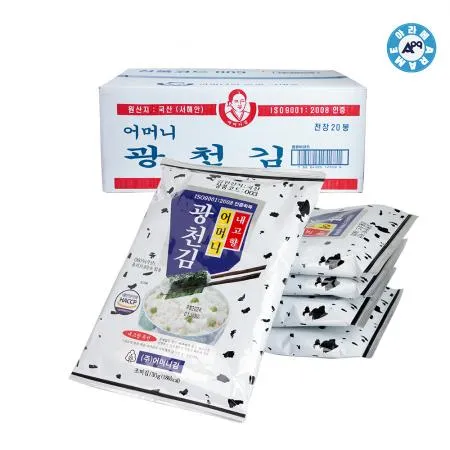 아라메 광천김 mt 전장30gx20봉  이미지