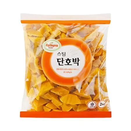 팜피아 냉동 스팀 단호박 탈피(껍질없음) 2kg (아이스박스무료)