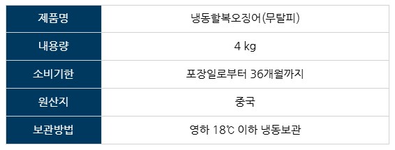 상품정보제공고시