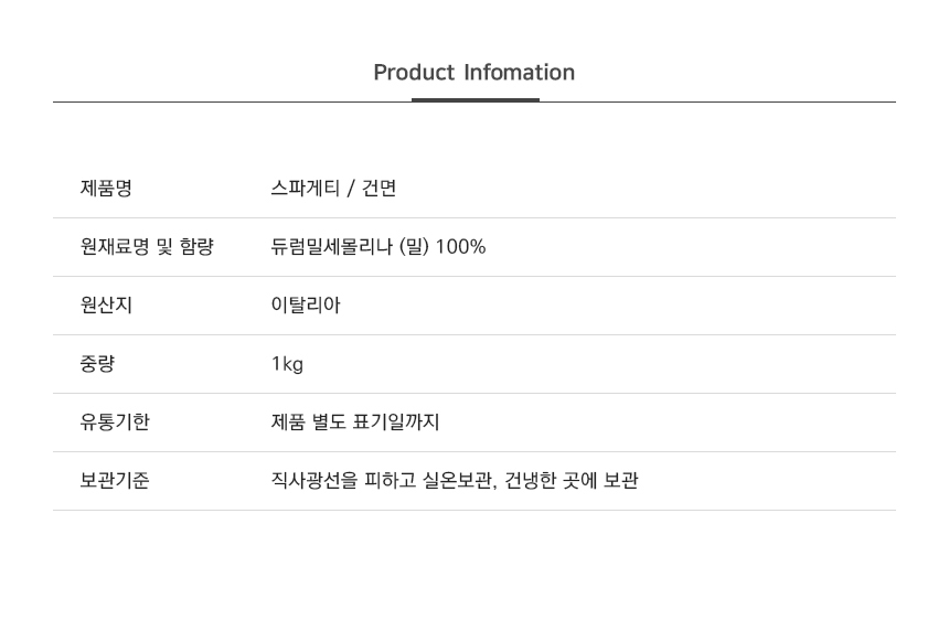 상품정보제공고시