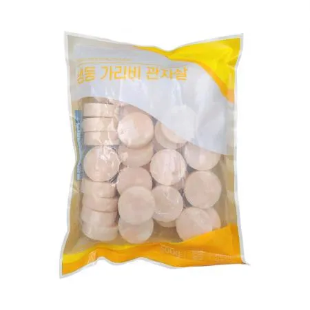 손질 가리비 관자 500G 성형관자 손질 가리비 통관자 한입 가리비관자
