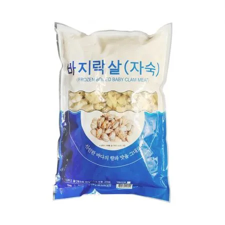 자숙 바지락살 1kg 냉동 깐 조개살