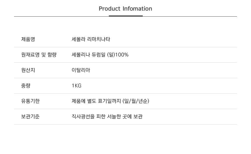 상품정보제공고시