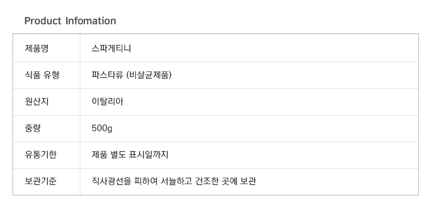 상품정보제공고시