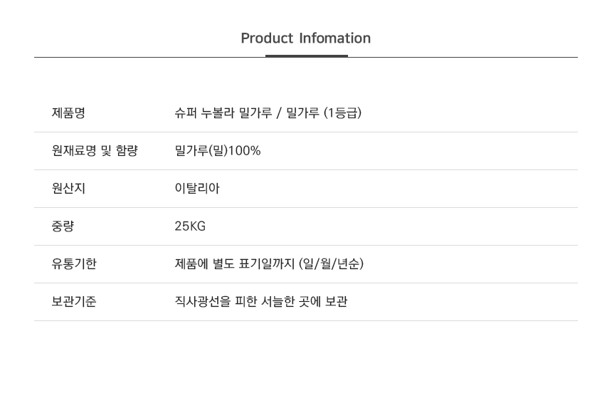 상품정보제공고시