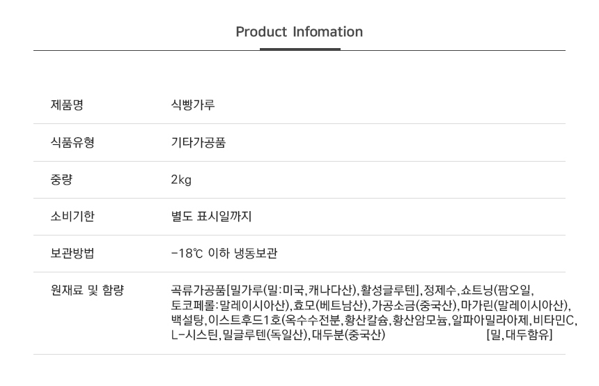 상품정보제공고시