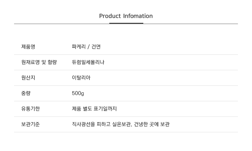 상품정보제공고시