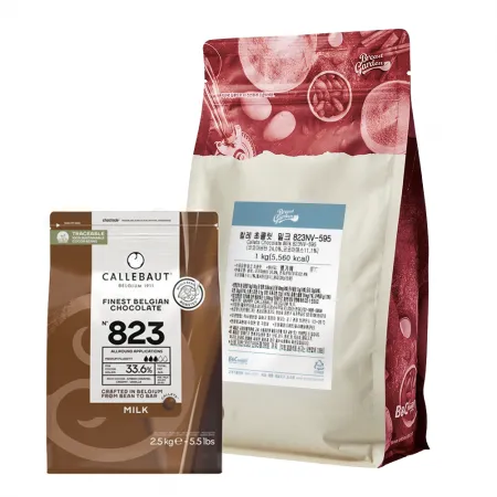 칼리바우트 밀크 커버춰초콜릿(33%)1kg