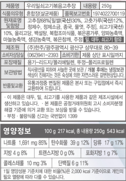 상품정보제공고시