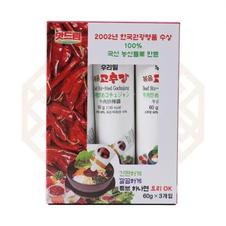 우리밀쇠고기볶음고추장 60g * 3EA