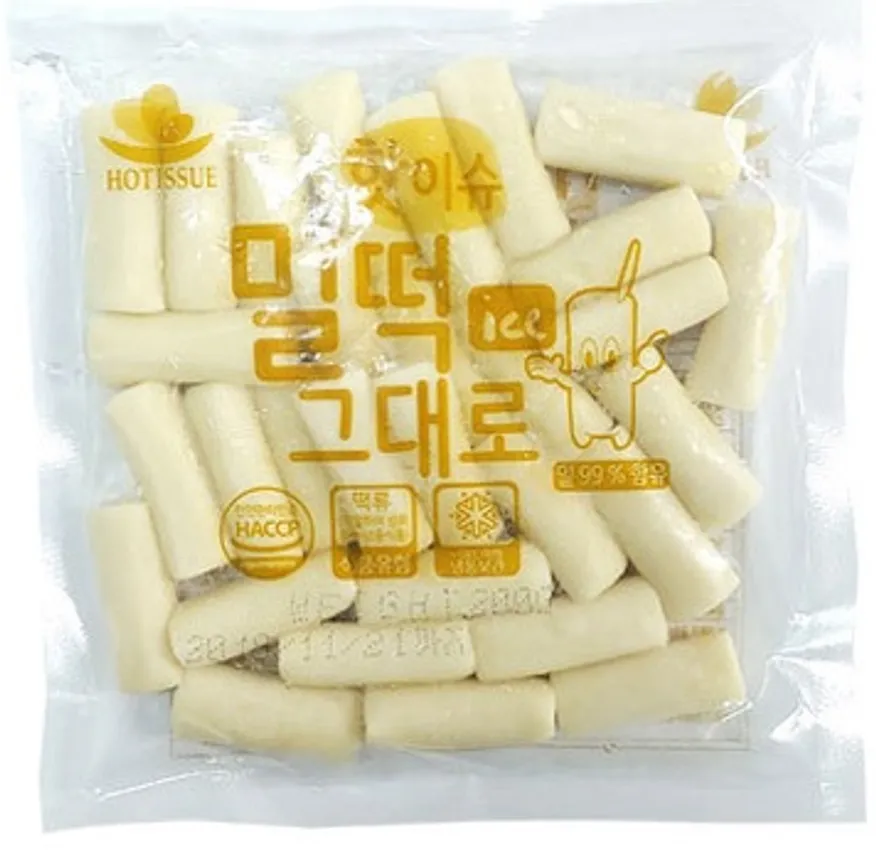 냉동 밀 구멍떡 소포장 200g 이미지