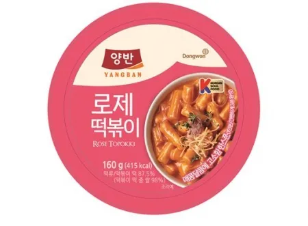 양반 로제 컵떡볶이 160g