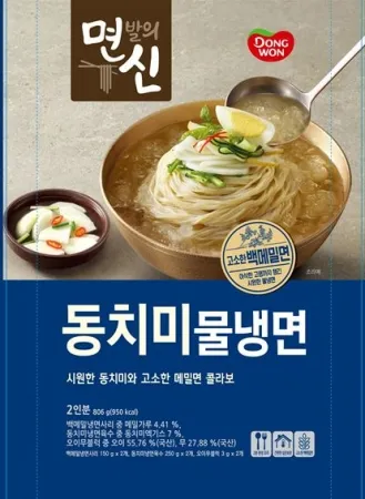 면발의신 동치미물냉면 806g