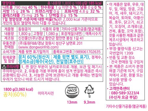 상품정보제공고시