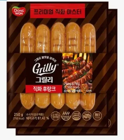 동원 그릴리 직화후랑크 250g*2
