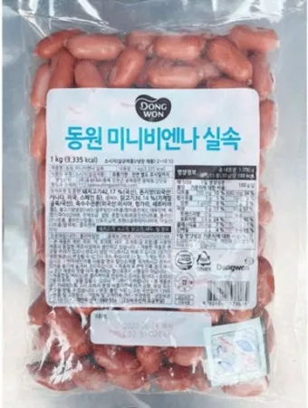 식자재)동원 미니비엔나 실속 1kg