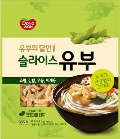 동원 슬라이스유부 500g