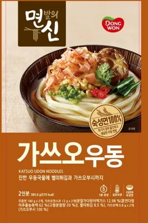 면발의신 가쓰오우동 385.6g(2인분)