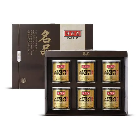 대천김 명품캔김세트 30g × 6캔
