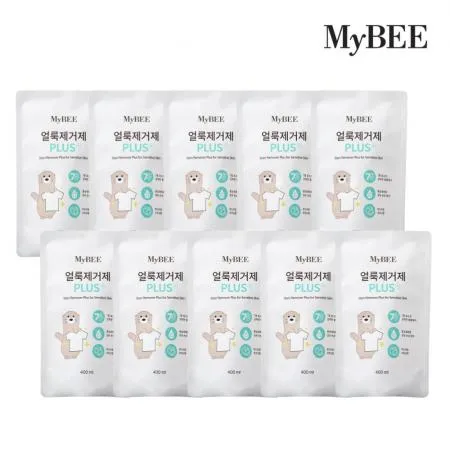 마이비 얼룩제거제 플러스 리필 400ml 10팩
