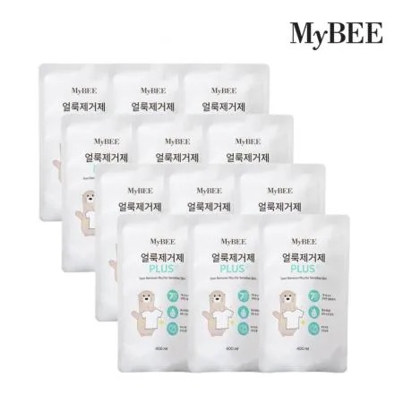 마이비 얼룩제거제 플러스 리필 400ml 12팩