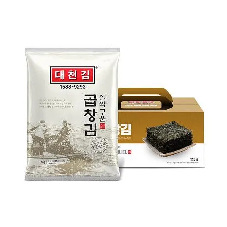 대천김 살짝구운곱창김 14g × 10봉