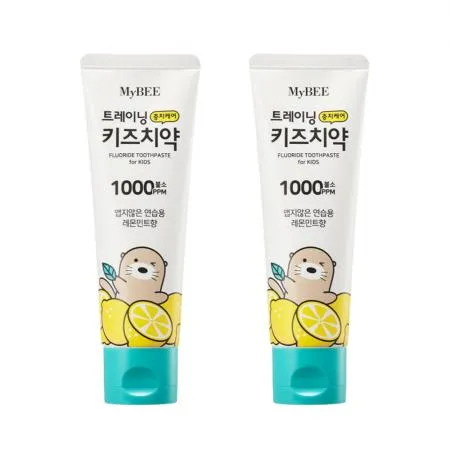 마이비 트레이닝 충치케어키즈치약 100g 레몬민트 2개