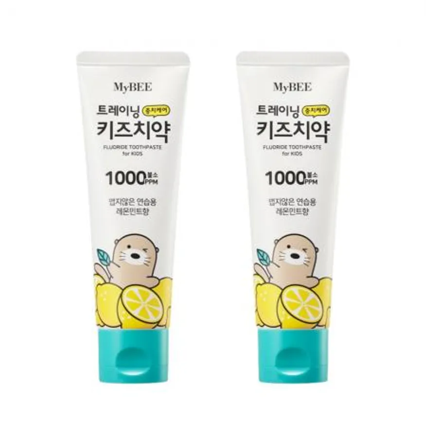 마이비 트레이닝 충치케어키즈치약 100g 레몬민트 2개 이미지