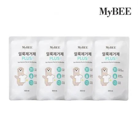 마이비 얼룩제거제 플러스 리필 400ml 4팩