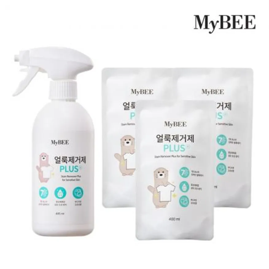 마이비 얼룩제거제 플러스 용기1개+리필3개 이미지