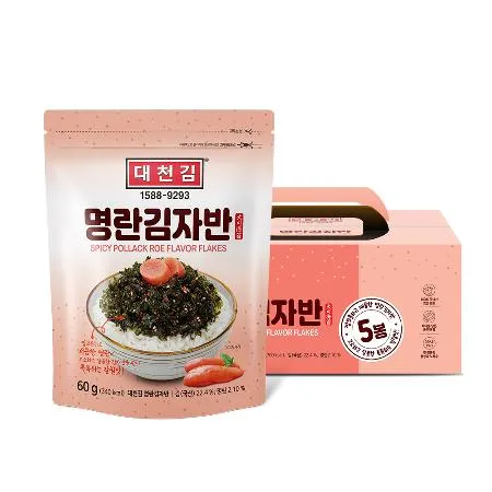 대천김 명란김자반 60g × 5봉