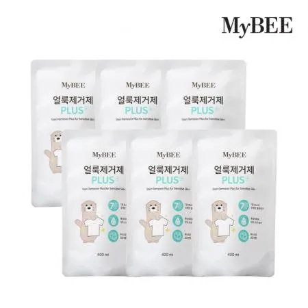 마이비 얼룩제거제 플러스 리필 400ml 6팩