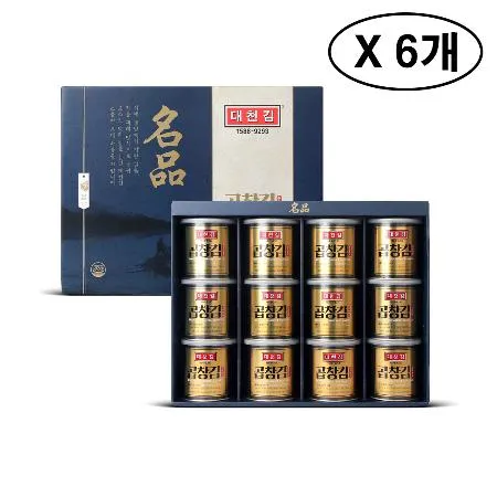 대천김 대용량 명품캔김세트 30g × 12캔*6개