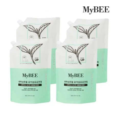 마이비 새싹내추럴 유아유연제 1.2L 4팩