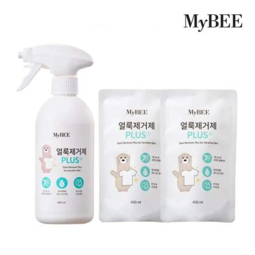 마이비 얼룩제거제 플러스 용기1개+리필2개 이미지