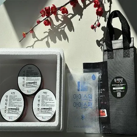동해랑 젓갈 선물세트(순명란,명태회무침,오징어)
