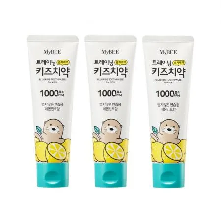 마이비 트레이닝 충치케어키즈치약 100g 레몬민트 3개