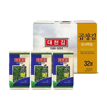 대천김 곱창도시락김 5g × 32봉
